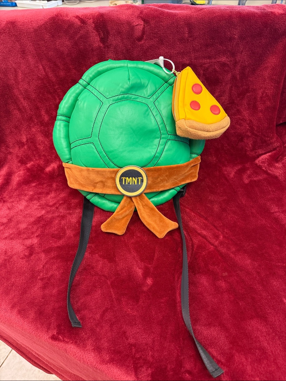 🐢KIDROBOT Teenage Mutant Ninja Turtles SHELL BACKBACK & Pizza Coin Purse TMNT